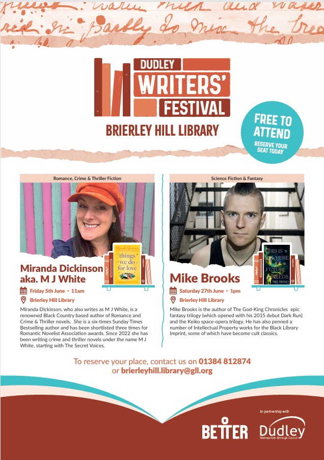 Brierley Hill Library - Miranda Dickinson aka. M J White